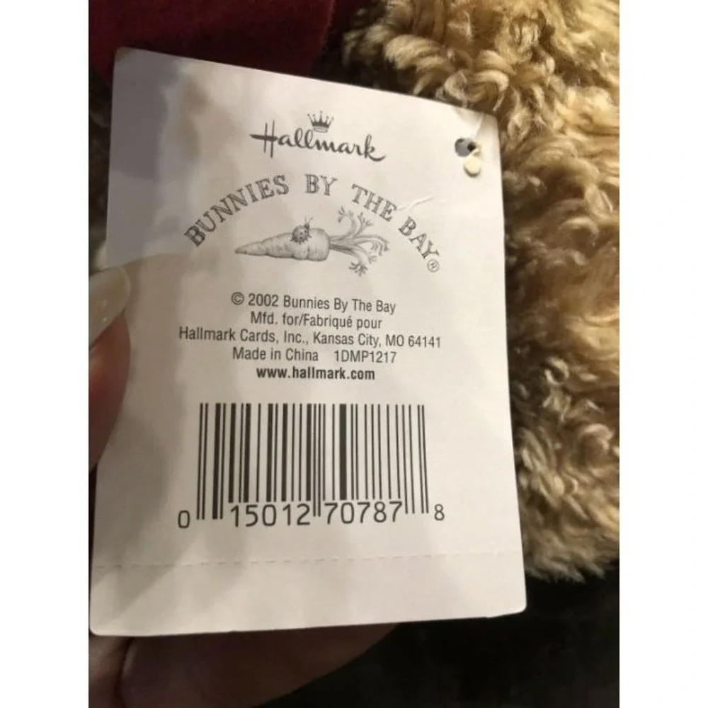 Vintage 2002 Hallmark Buddy‎ Hollyday 9' Dog with tag Holiday Christmas Plush